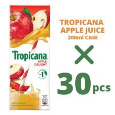 TROPICANA APPLE JUICE 200ML CASE OF 30PCS